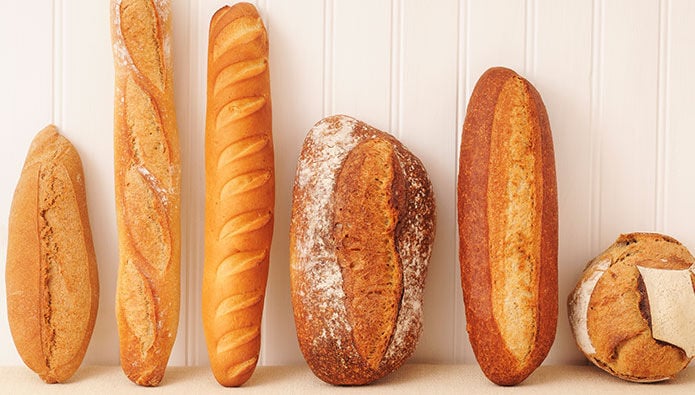 Different types of bread Different types of bread