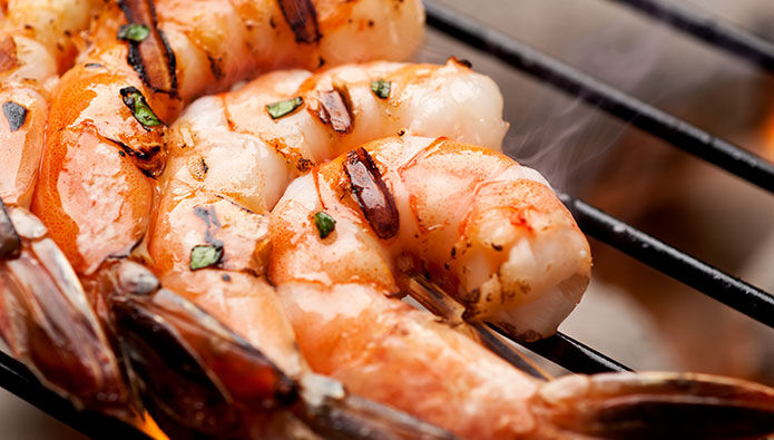 Grilled shrimp Grilled shrimp