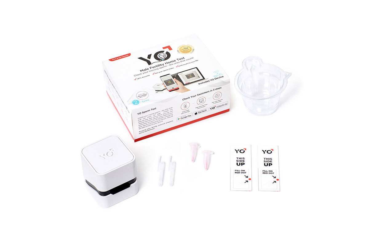 YO™ Male Fertility At-Home Test Kit (2-Pack) image number 0