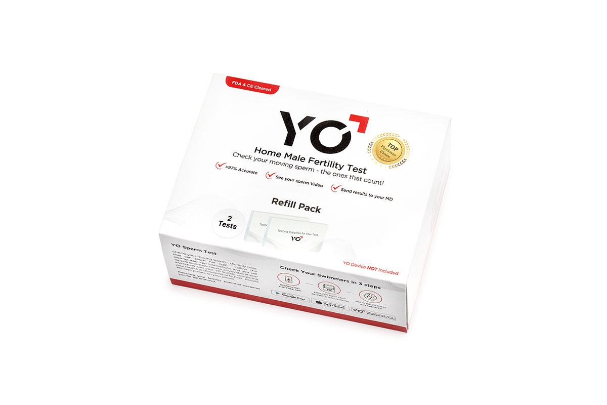 YO™ Male Fertility At-Home Test Kit (2-Pack) image number 2