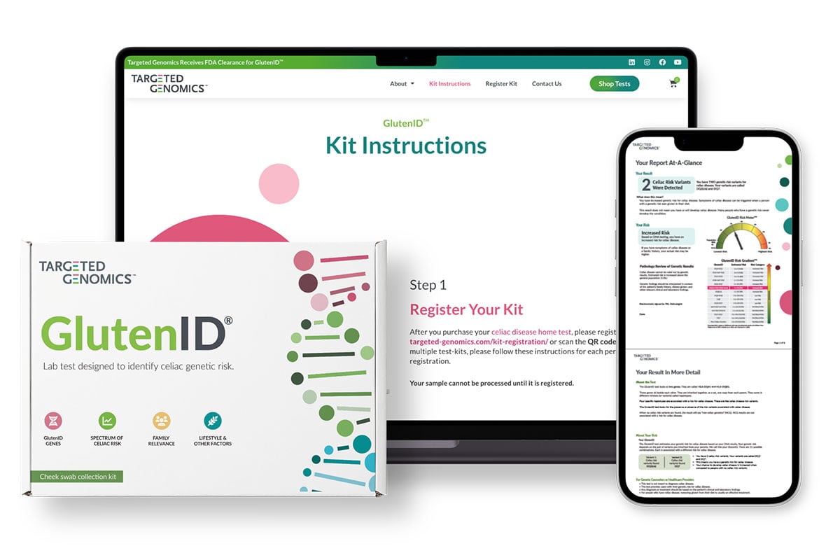 GlutenID&trade; Celiac Genetic Health Risk Home Collection Kit image number 0