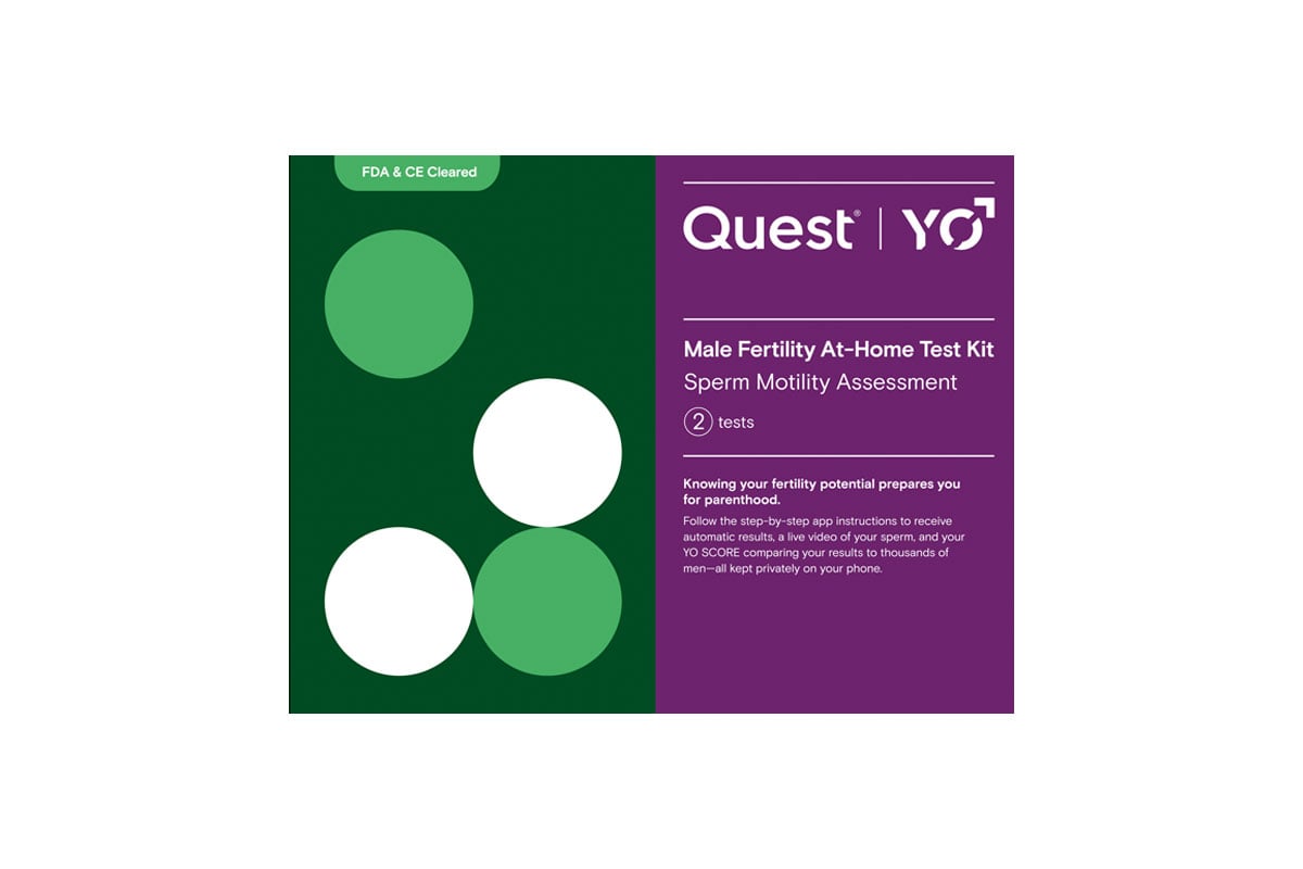 YO™ Male Fertility At-Home Test Kit (2-Pack) image number 0